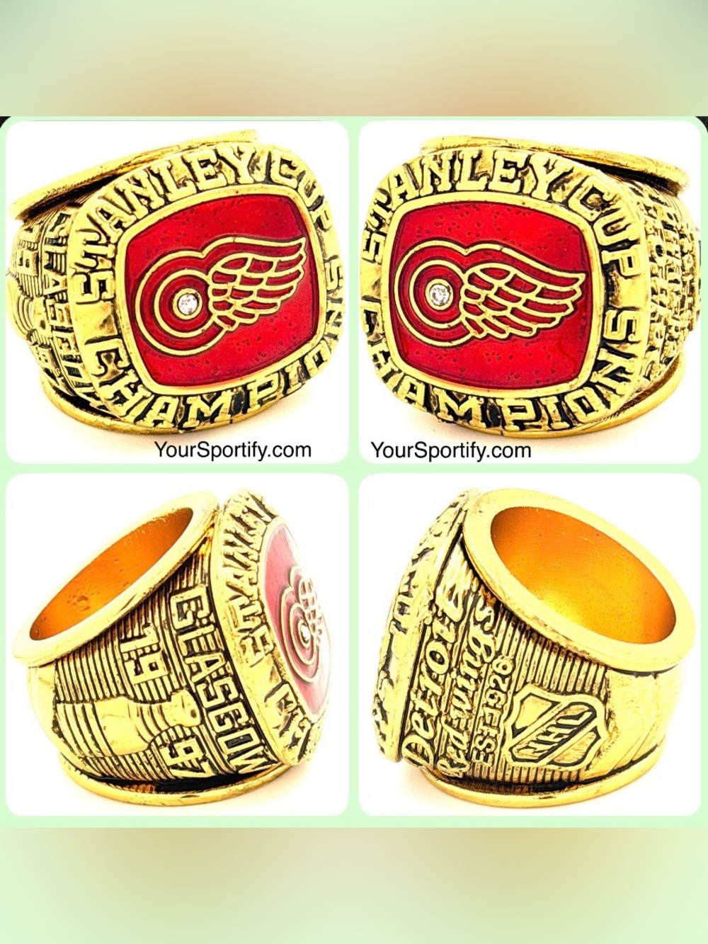 NHL / 1997 Detroit Red Wings Stanley Cup Championship Ring